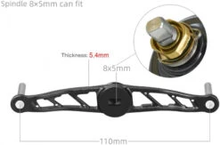 Gomexus Thicken Power Handle -Angelbedarf Geschäft BS110H27BKBK1r 4
